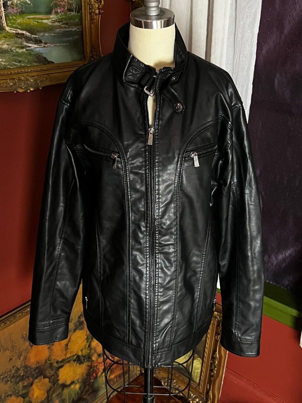 "Vegan" Leather Jacket